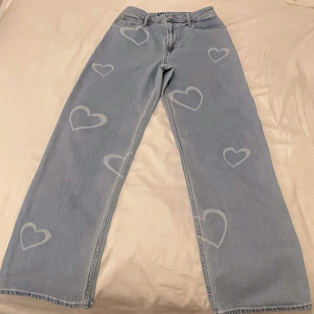 Hollister High rise Dad Heart Jeans